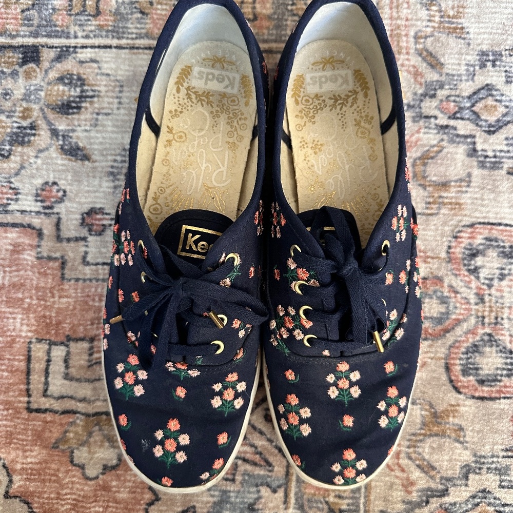 Rare! Rifle Paper x Keds Champion Sneaker Posy Design